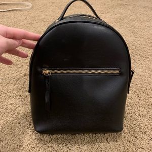 Mini Black Backpack